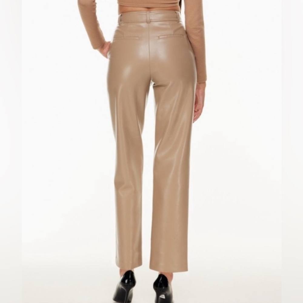 Aritzia Babaton Faux Leather Straight Pant - Picture 2 of 9